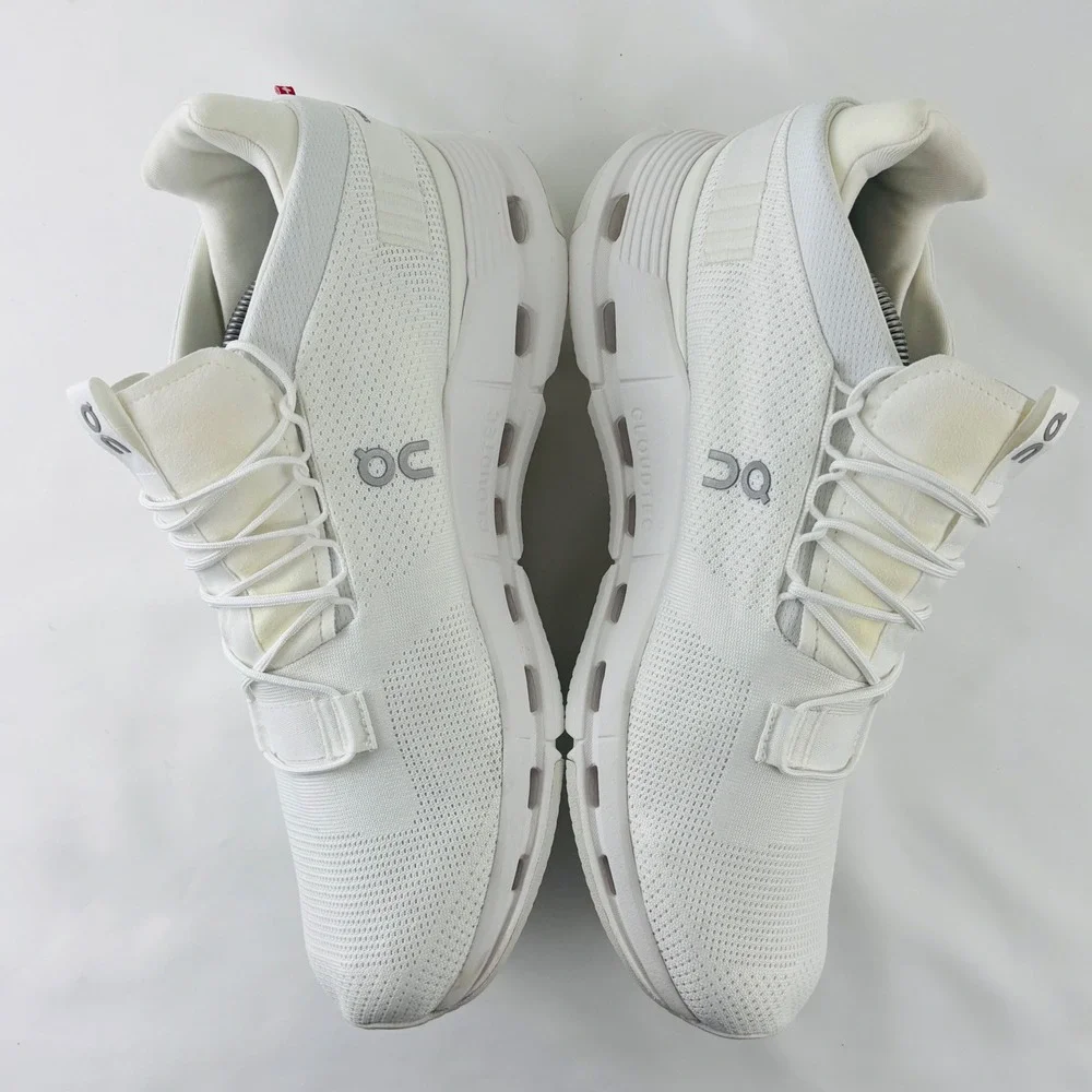 On Running Cloudnova 2 Sneakers Men's Sz. 12.5 All White CloudTec Athletic Shoes